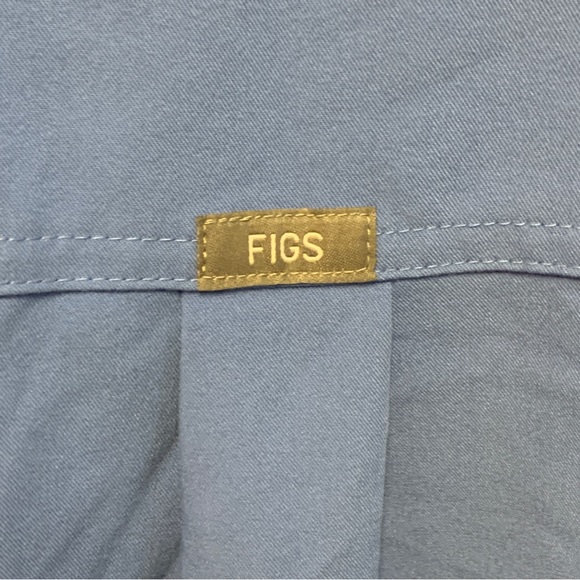 Figs Royal Blue Rafaela Scrubs Top Size M - Picture 8 of 11